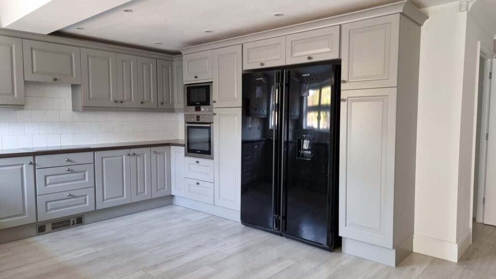 Large kitchen units respray Revolution Finish